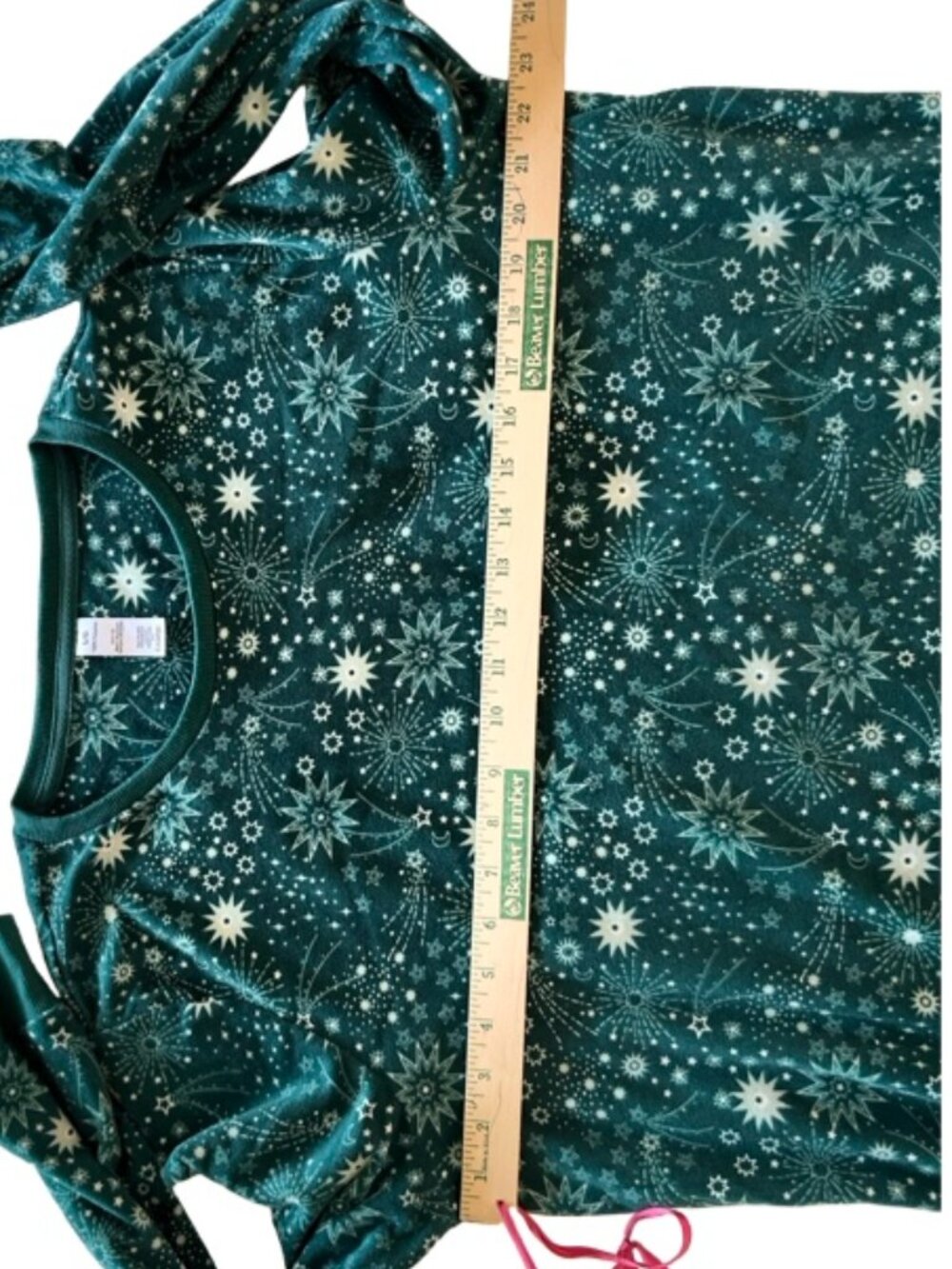 🌸4/$30🌸 George Teal Snowflake Pajama Set | Size L/G | Cozy Lounge Set ❄️ - Picture 6 of 10